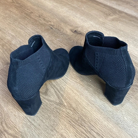 Eileen Fisher Marcy Suede Bootie with Stretch Knit size 6 - Picture 16 of 16